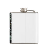 Flasques photo de gelée recouverte de houx et de baies (Dos)