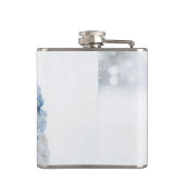 Flasques Photo d'un mignon bonhomme de neige en hiver - Noë (Dos)