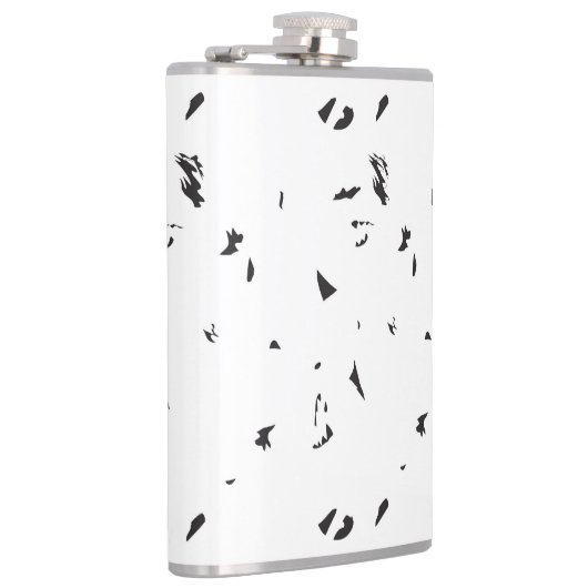 Flasques photo en noir et blanc d'un troupeau d'oiseaux (Droite)