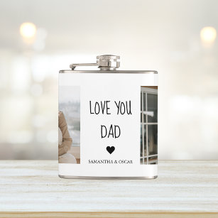 Flasques Photo & Love You Dad Cadeau