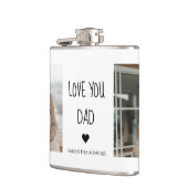 Flasques Photo & Love You Dad Cadeau (Gauche)