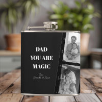 Photo personnalisée 'Papa, tu es magique' Deux Pèr