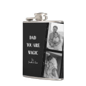 Flasques Photo personnalisée 'Papa, tu es magique' Deux Pèr (Gauche)