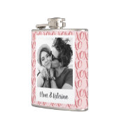 Flasques Photo XOXO de la Saint-Valentin pour couple  (Gauche)