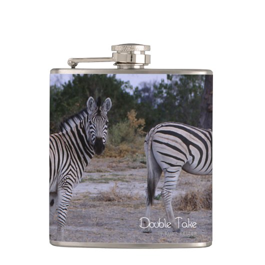 Flasques Photo Zebra Double Take (Devant)