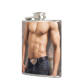 Flasques Photographie nue du coffre de l'homme (Gauche)