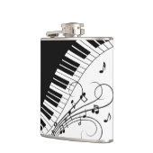 Flasques Piano Keyboard Music Design (Gauche)