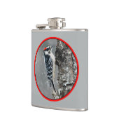 Flasques Pic Downy en neige - Photo originale (Gauche)