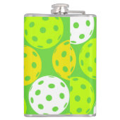 Flasques Pickleball Anniversaire Soirée Sport Vert (Dos)