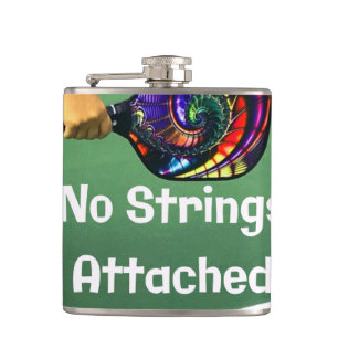 Flasques Pickleball Funny No Strings Attaché