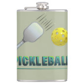 Flasques Pickleball Player - Cool Paddle Art (Devant)