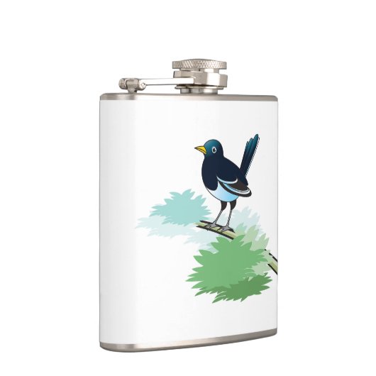 Flasques Pie sur une branche (Droite)