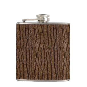 Flasques Pièce de Faux rustique de l'écorce d'arbre à grain