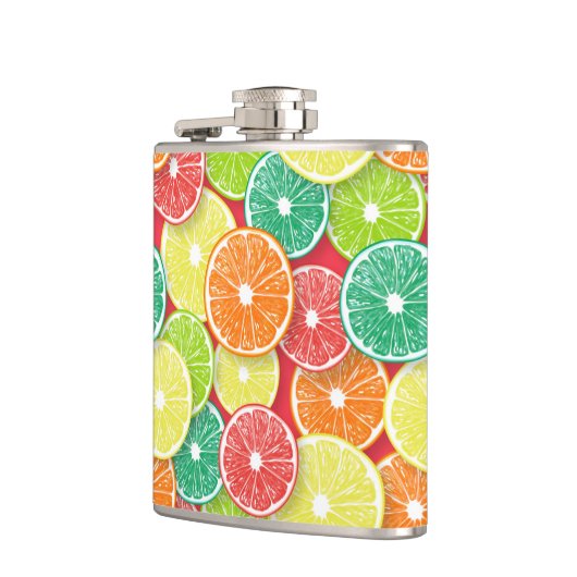 Flasques Pièces de fruits d'agrumes pop art 2 (Gauche)