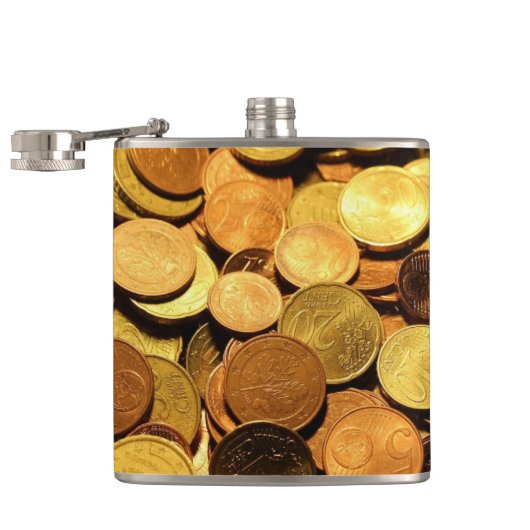 Flasques Pièces d'or (Ouvert)