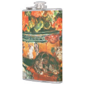 Flasques Pierre-Auguste Renoir Geraniums Et Chats (Gauche)