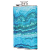 Flasques Pierre de jante d'Agate de dentelle bleue (Gauche)