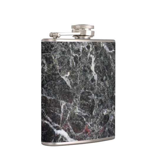 Flasques Pierre De Marbre Blanc Et Gris Foncé (Droite)