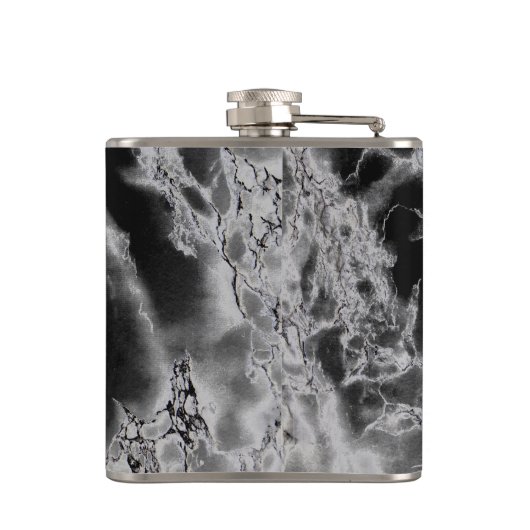 Flasques Pierre de marbre gris noir et fumée (Dos)