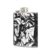 Flasques Pierre Noir Et Marbre blanc Décorée (Gauche)