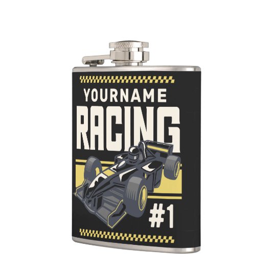 Flasques Pilote de course rapide de l'équipe de course pers (Gauche)