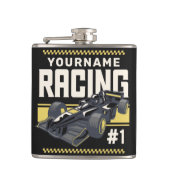 Flasques Pilote de course rapide de l'équipe de course pers (Devant)