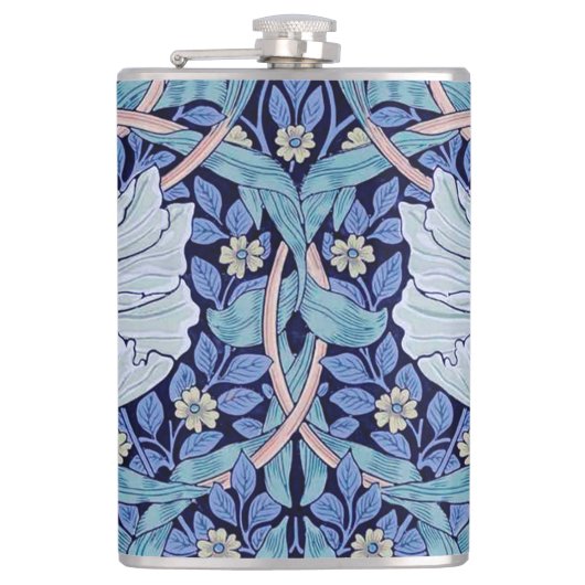 Flasques Pimpernel Blue, William Morris (Devant)