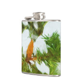 Flasques Pin couvert de neige Impressionnisme Abstrait (Gauche)