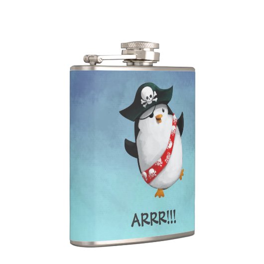 Flasques Pingouin mignon de pirate (Droite)
