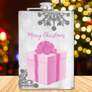 Flasques Pink Christmas Cadeau de vacances