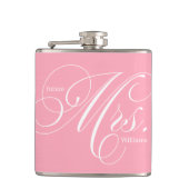 Flasques Pink Elegant Script Future Mme. (Devant)