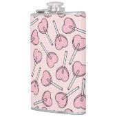 Flasques Pink Lollipops, Heart Lollipops, Lollipop Pattern (Gauche)