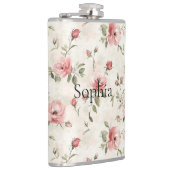 Flasques Pink Roses Floral  (Droite)