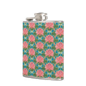 Flasques Pink Water Lys and Dragonflies Hip Flask (Gauche)