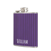 Flasques Pinstripes pourpres (Gauche)
