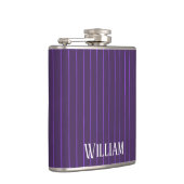 Flasques Pinstripes pourpres (Droite)