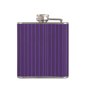 Flasques Pinstripes pourpres (Dos)