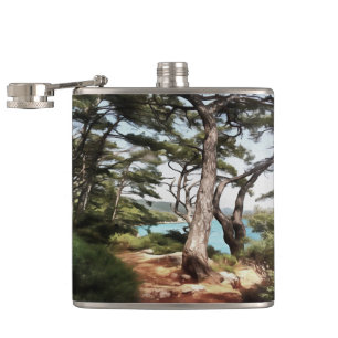 Flasques Pinus pinea Pinetree Forest Painting