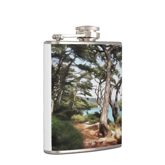 Flasques Pinus pinea Pinetree Forest Painting (Droite)