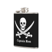 Flasques Pirate Capitaine Custom Liqueur Flask (Gauche)
