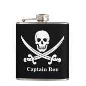 Flasques Pirate Capitaine Custom Liqueur Flask (Devant)