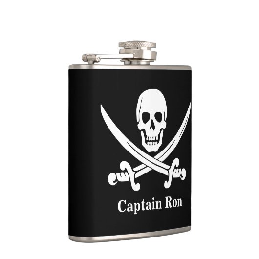 Flasques Pirate Capitaine Custom Liqueur Flask (Droite)