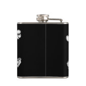 Flasques Pirate crâne et os croisés (Dos)