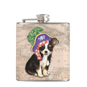 Flasques Pirate de Chihuahua à long manteau