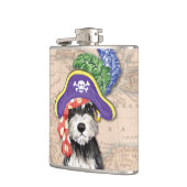 Flasques Pirate de Schnauzer miniature (Gauche)