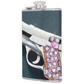 Flasques Pistol en pierre de fer peinte (Gauche)