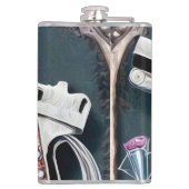 Flasques Pistol en pierre de fer peinte (Dos)