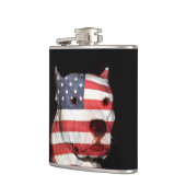 Flasques Pitbull patriotique (Gauche)