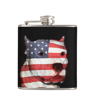 Flasques Pitbull patriotique