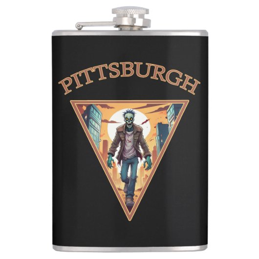 Flasques Pittsburgh Zombie (Devant)